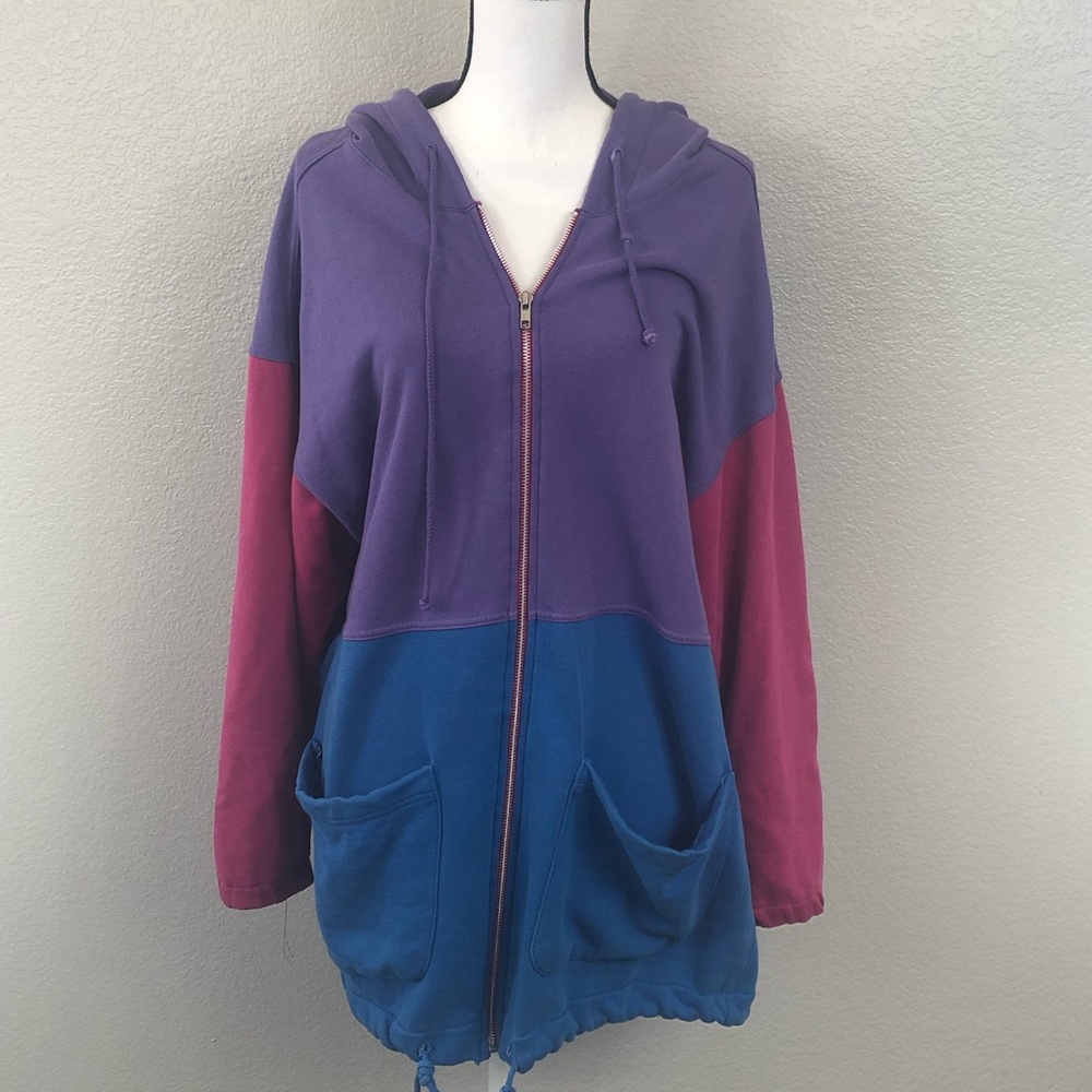 90’s vintage oversized hoodie - Bright!